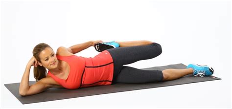 Side Lying Quad Stretch | POPSUGAR Fitness