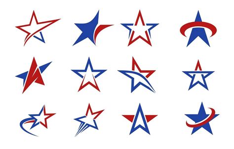 Star Logo Template Collection 2420636 Vector Art at Vecteezy