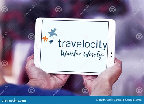 Travelocity Travel Company Logo Editorial Stock Photo - Image of ...