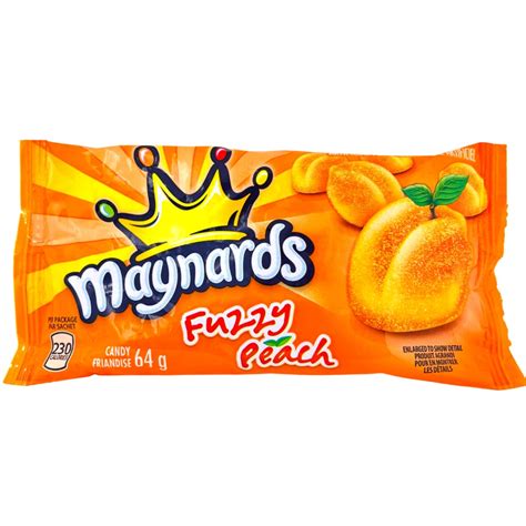 Maynards Fuzzy Peach Candy - 64g | Candy Funhouse