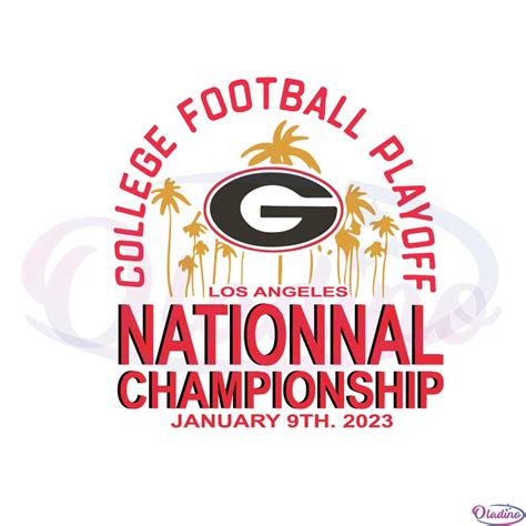 Georgia Bulldogs National Championship 2023 Svg Cutting Files - Oladino