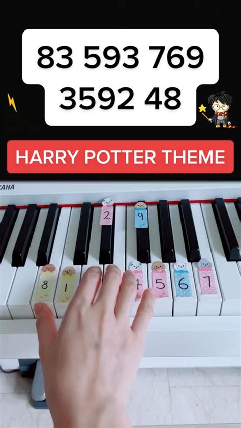 Harry Potter Theme (Piano Tutorial) #easypianotutorial #harrypotter ...