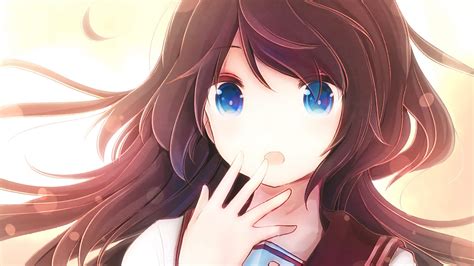 Anime Girl Blue Eyes Wallpaper