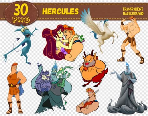 Hercules Clipart Hercules Characters Hercules Png | Etsy