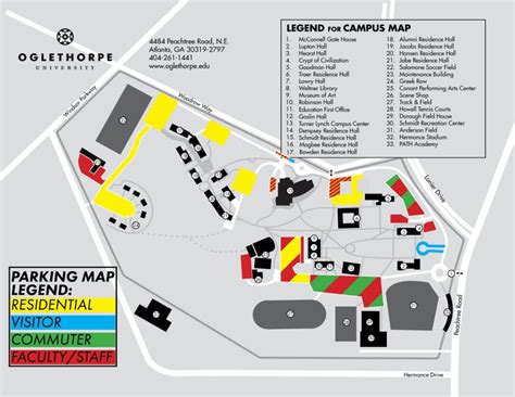 Mercer University Atlanta Campus Map - Map