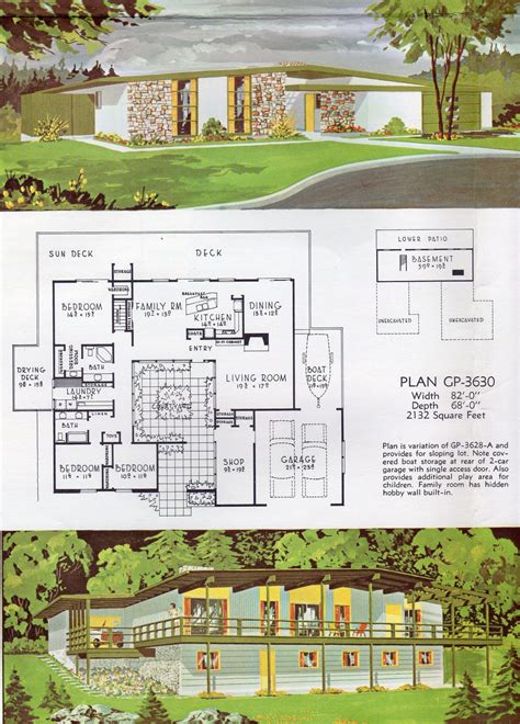 Exploring Mid Century Modern House Floor Plans - House Plans