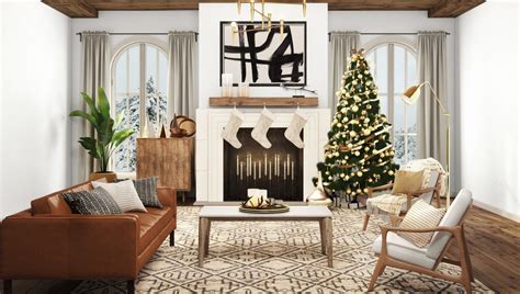 Deck the Halls with These Christmas Zoom Backgrounds | Havenly Blog ...