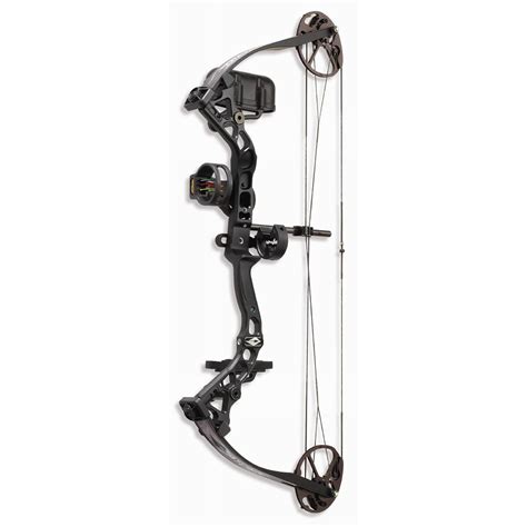 Youth's Diamond by Bowtech Atomic Compound Bow, Black with Pink Limbs ...