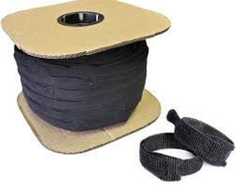 Black - Velcro® Brand One-Wrap® Straps