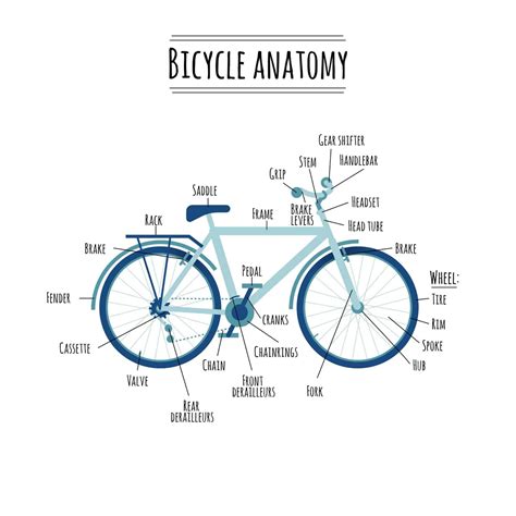 Parts of a Bicycle - Illustrated Guide