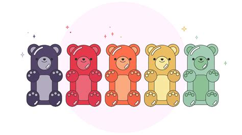 Gummy Bears Vector Art, Icons, and Graphics for Free Download