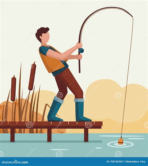 Man Fishing Dock Stock Illustrations – 311 Man Fishing Dock Stock ...