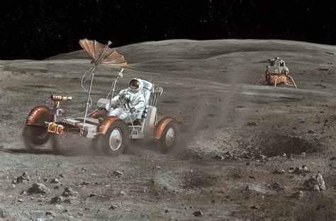 Apollo 16 Lunar Rover, Artwork Photograph by Richard Bizley - Fine Art ...