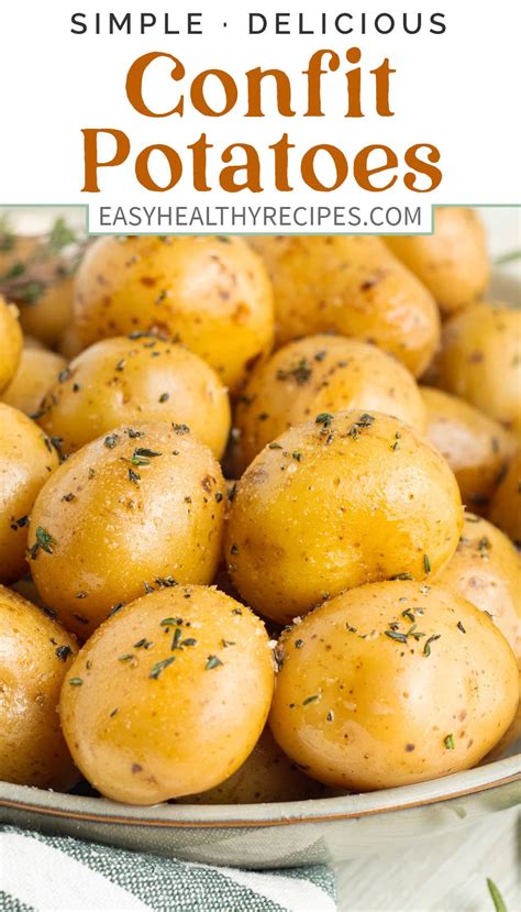 Confit Potatoes - Easy Healthy Recipes