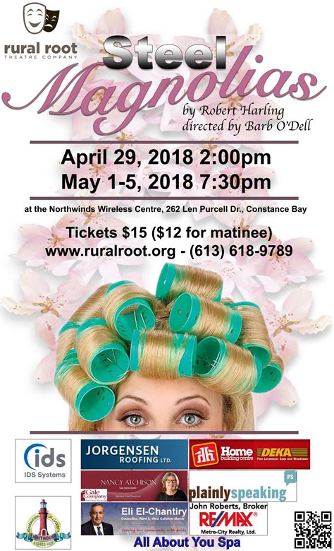 steel-magnolias-poster - The Rural Root Theatre Company