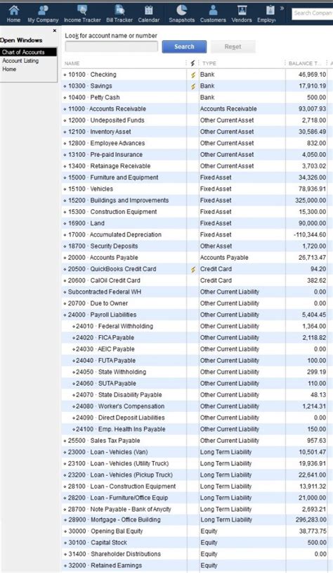 How to set up a Chart of Accounts in QuickBooks - QBalance.com