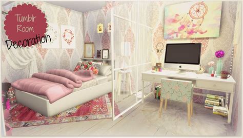 Sims 4 - Tumblr Room - Dinha Tumblr Room Decor, Tumblr Rooms, Teen Room ...