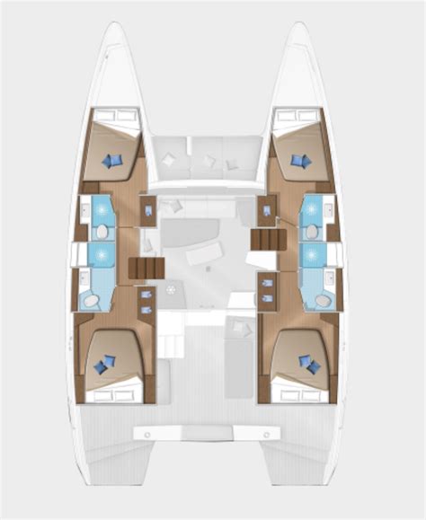 Lagoon 42 layout copy | CV Yachts