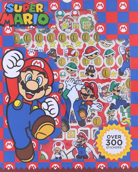 Super Mario Sticker Book | 4 Sheets | Free Shipping