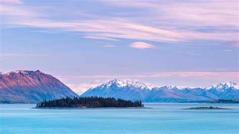 Cloudy Mountains in Lake Tekapo New Zealand Wallpaper, HD City 4K ...