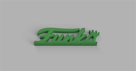 Funko Logo by Sixteenbit | Download free STL model | Printables.com