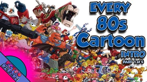 EVERY 80s Cartoon Intro EVER | Part 1 of 4 | 80s cartoon, 80s cartoons ...