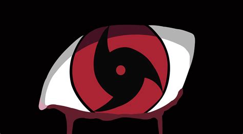 4K Ultra HD Mangekyō Sharingan Anime Wallpaper