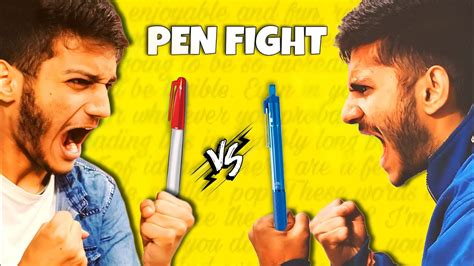 ULTIMATE PEN FIGHT MATCH - YouTube