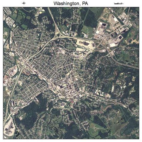 Aerial Photography Map of Washington, PA Pennsylvania