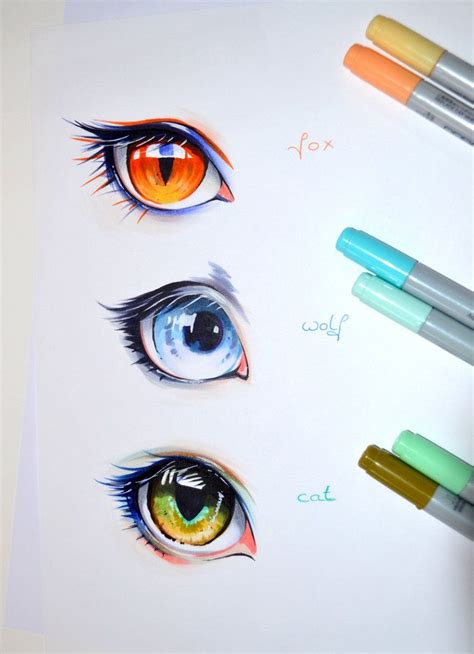 Some more eye practice - this time it's all about human animal eyes. If ...