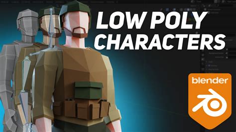 Start to Finish: Low Poly Characters in BLENDER | Thomas Potter ...