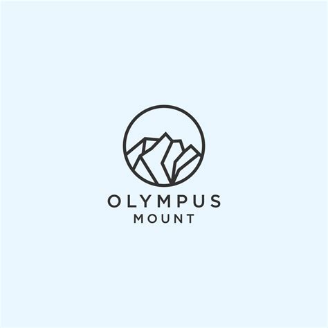 Olympus logo icon design vector 14828751 Vector Art at Vecteezy