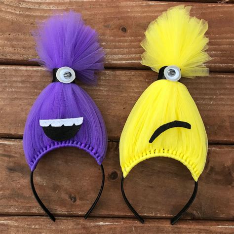 Minion Headband Minions Hair Minion Costume Minion Troll Hair - Etsy