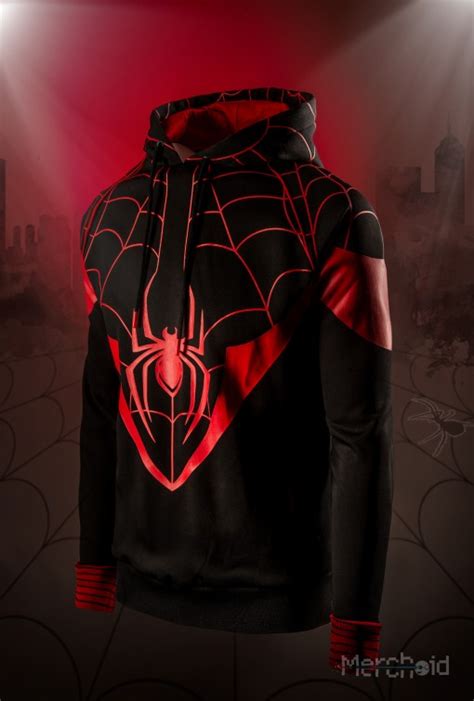 Spider-Man: Ultimate Web Head Premium Hoodie - Merchoid | Marvel ...