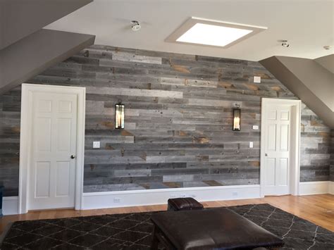 20+ Weathered Wood Accent Wall - DECOOMO