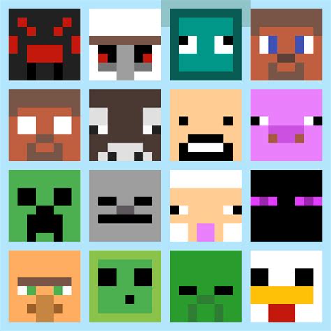 Minecraft Mobs Minecraft Pixel Art Minecraft Mobs Pixel Art | Images ...