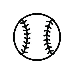 Softball Outline SVG, Softball Ball SVG Clipart | PremiumSVG