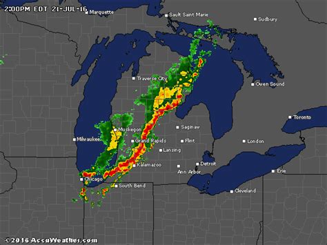 Possible severe storm system tracking southeast through Michigan ...