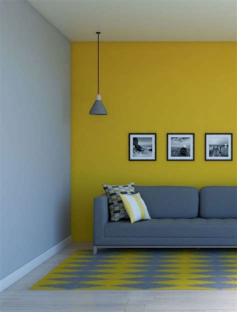 22 yellow colour combinations for home | Room color combination, Living ...