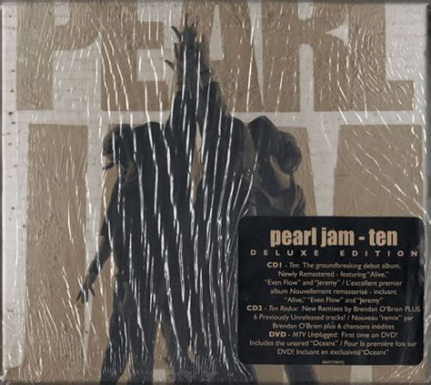 Pearl Jam - Ten - Deluxe Edition - 5'' Double CD + DVD - Cardboard Book ...