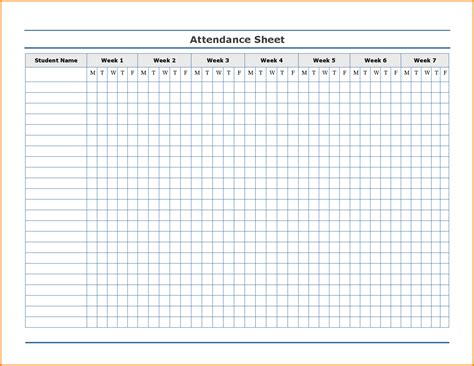 Employee Attendance Sheet 2019