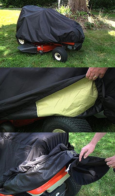 Lawn Mower Cover, Lawn Tractor Cover Heavy Duty Waterproof Polyester ...