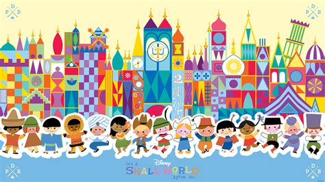 45th Anniversary Wallpaper: ‘it’s a small world’ – Desktop | Disney ...