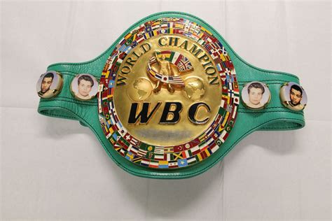 WBC World Boxing Championship Title Belt | World boxing, Wbc, Boxing ...