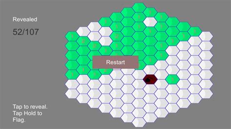 Hexagonal Minesweeper by yangzhou zhang