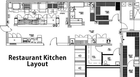 Restaurant Kitchen Floor Plan