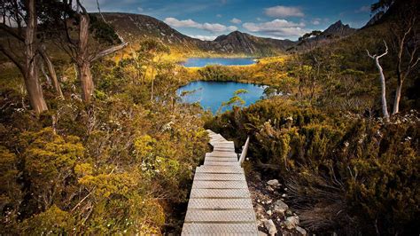 Cradle-Mountain-Lake-St.-Clair-Nationalpark, Tasmanien, Australien ...