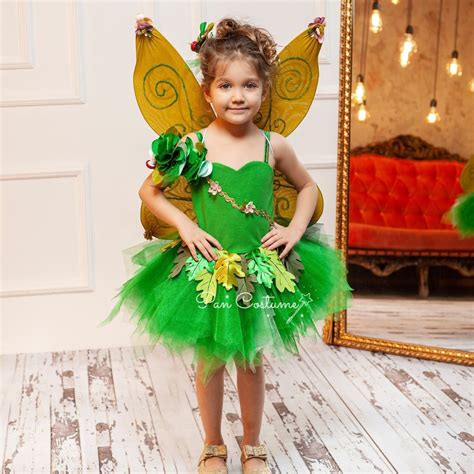 Tinkerbell Costume, Tinkerbell Dress, Tinkerbell Fairy Costume ...