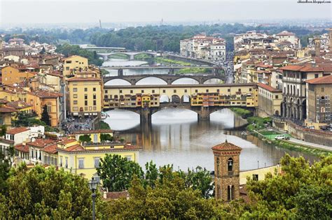 Florence Ponte Vecchio Beautiful Italian Old Bridge Arno River Italy Hd ...