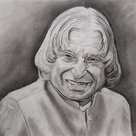 Apj Abdul Kalam Pencil Sketch Drawing Realistic Art | Images and Photos ...